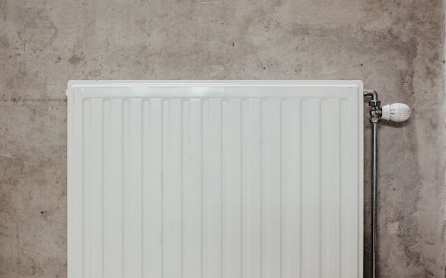 white radiator