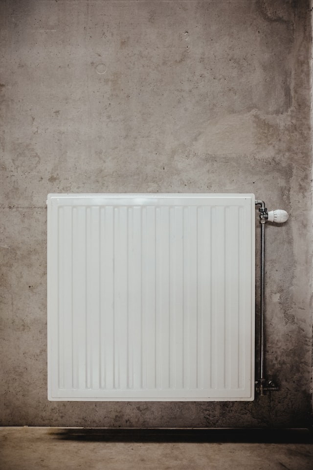 white radiator